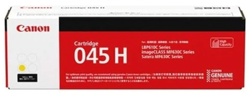 ENCRE TONER CANON 045H COULEUR YELLOW HAUTE CAPACITE POUR MF 631/633